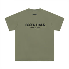 Fear Of God Essentials Core Logo Oversized T‑Shirt Sage