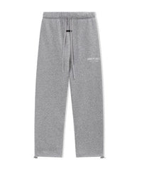 Fear Of God Essentials Hot Stamped Double Line Straight Leg Sweatpants Heather Grey