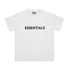 Fear Of God Essentials 3D Chest Logo Short Sleeve T-Shirt White