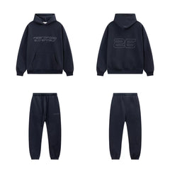 Fear Of God Essentials 26 Graphic Hoodie & Jogger Tracksuit Set Navy