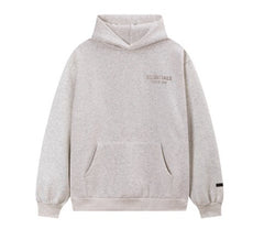 Fear Of God Essentials Hot Stamped Double‑Line Pullover Hoodie Oatmeal