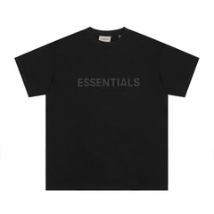 Fear Of God Essentials 3D Chest Logo Short Sleeve T-Shirt Black