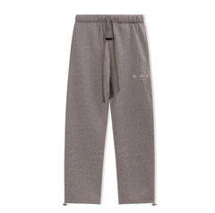 Fear Of God Essentials Hot Stamped Double Line Straight Leg Sweatpants Dark Heather Grey