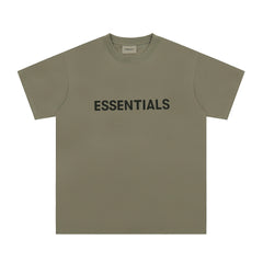 Fear Of God Essentials 3D Chest Logo Short Sleeve T-Shirt Olive Green