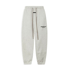 Fear Of God Essentials Logo Jogger Sweatpants Light Oat Heather