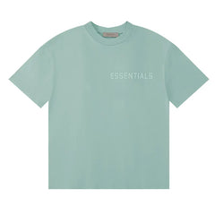 Fear Of God Essentials Chest Logo Short Sleeve T‑Shirt Mint Teal