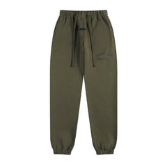 Fear Of God Essentials Vintage Letter Jogger Sweatpants Dark Olive