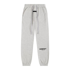 Fear Of God Essentials Logo Jogger Sweatpants Light Heather Grey
