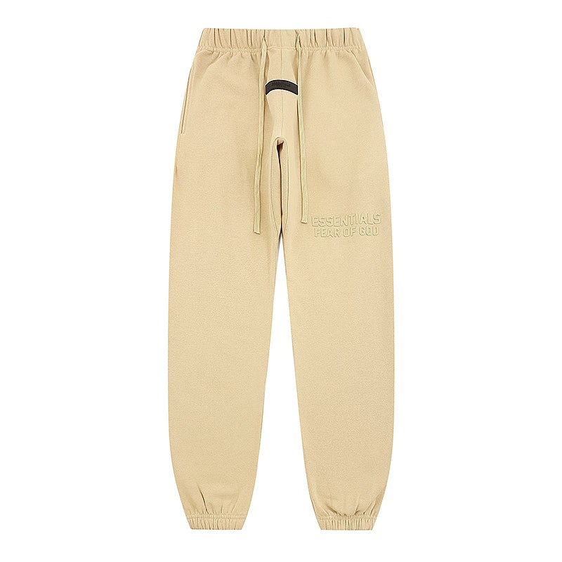 Fear Of God Essentials Tone‑on‑Tone Jogger Pants Cream Beige