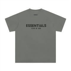 Fear Of God Essentials Core Logo Oversized T‑Shirt Dusty Grey