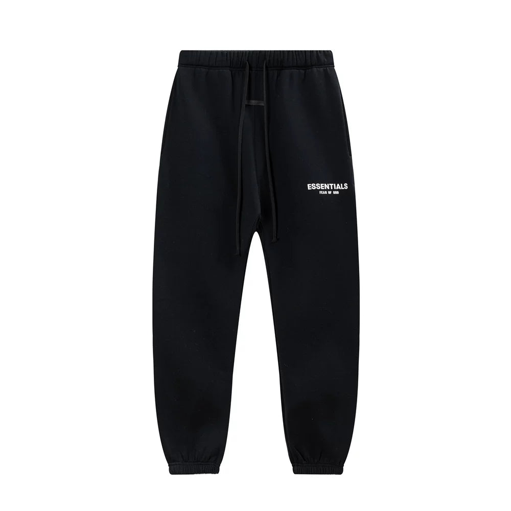 Fear Of God Essentials Logo Jogger Sweatpants Black