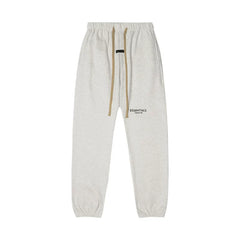 Fear Of God Essentials Logo Jogger Pants Light Oat Heather