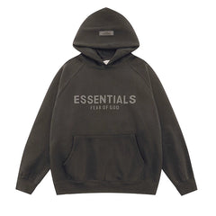 Fear Of God Essentials Tone‑on‑Tone Pullover Hoodie Black