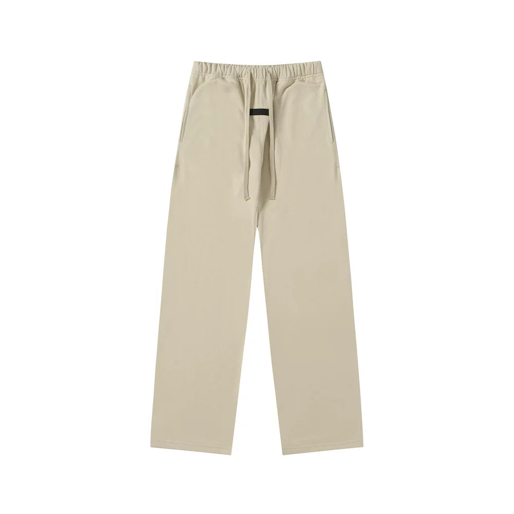 Fear Of God Essentials Straight‑Leg Sweatpants Cream Beige