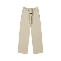 Fear Of God Essentials Straight‑Leg Sweatpants Cream Beige