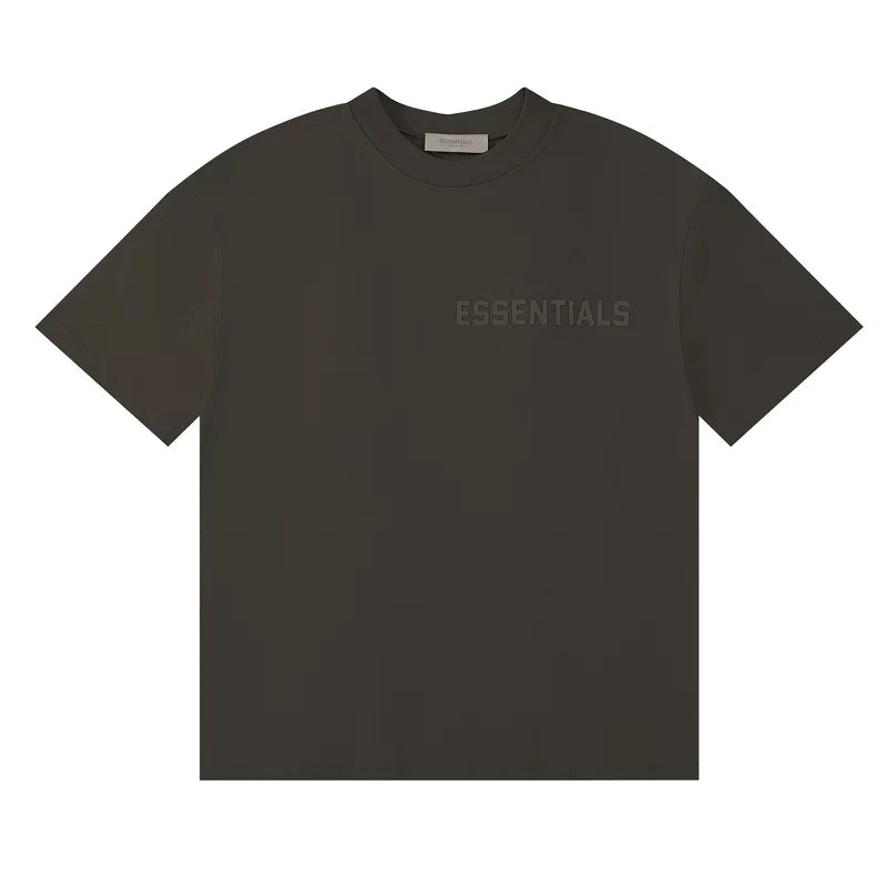Fear Of God Essentials Chest Logo Short Sleeve T-Shirt Dark Olive