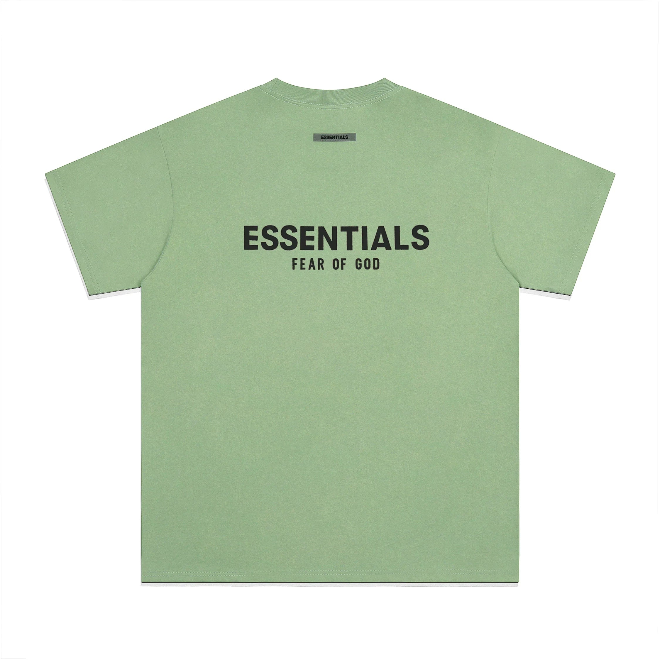 Fear Of God Essentials Core Logo Oversized T‑Shirt Mint Green