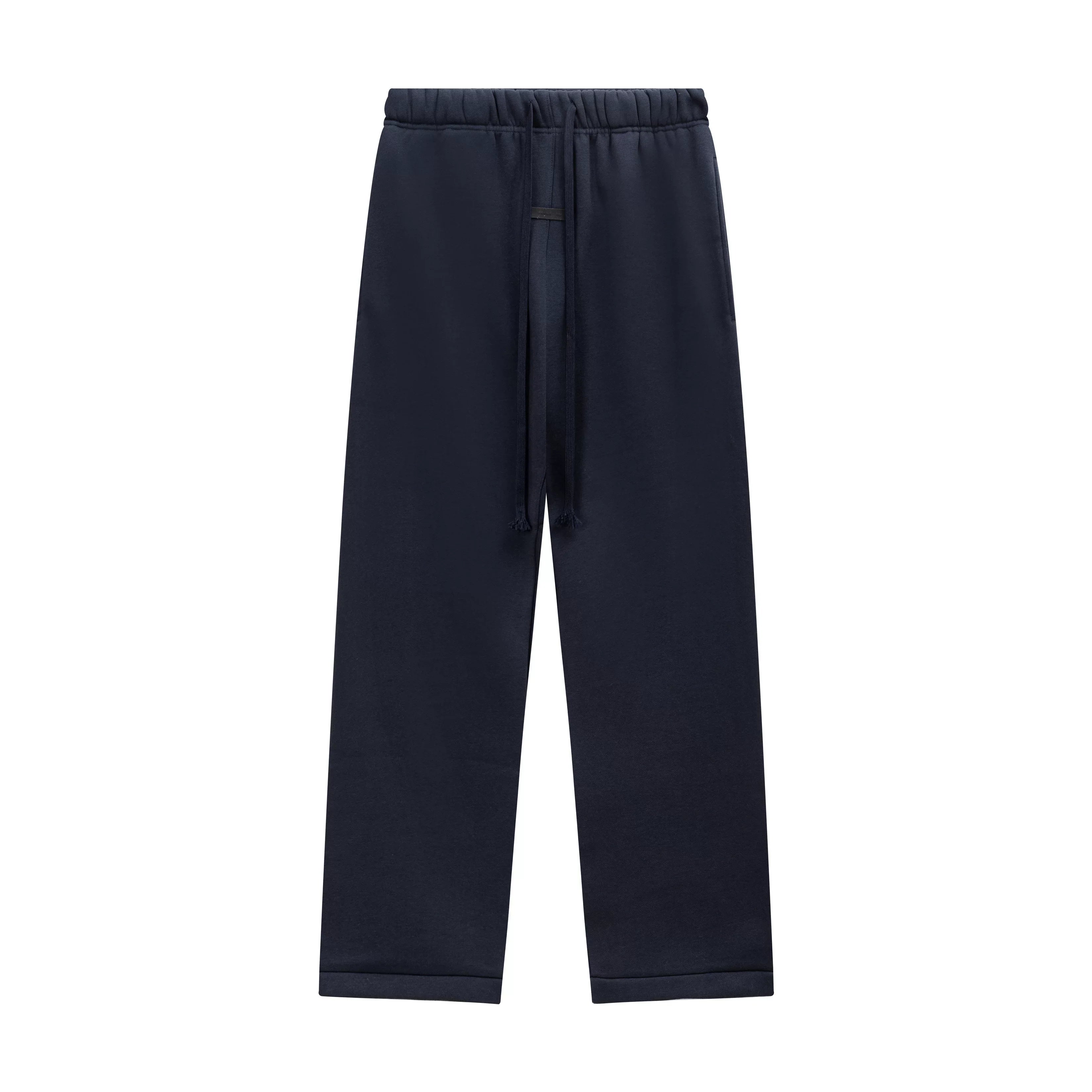 Fear Of God Essentials Silicone Letter Straight‑Leg Sweatpants Navy