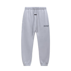 Fear Of God Essentials Silicone Letter Jogger Pants Light Grey