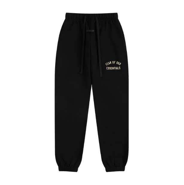 Fear Of God Essentials Vintage Letter Jogger Sweatpants Black