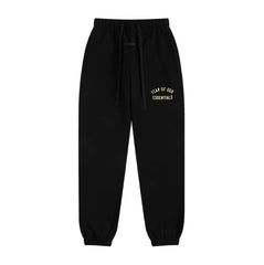 Fear Of God Essentials Vintage Letter Jogger Sweatpants Black