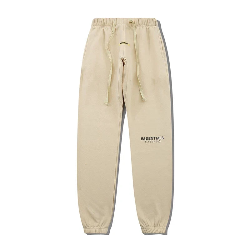 Fear Of God Essentials Side Logo Jogger Pants Cream