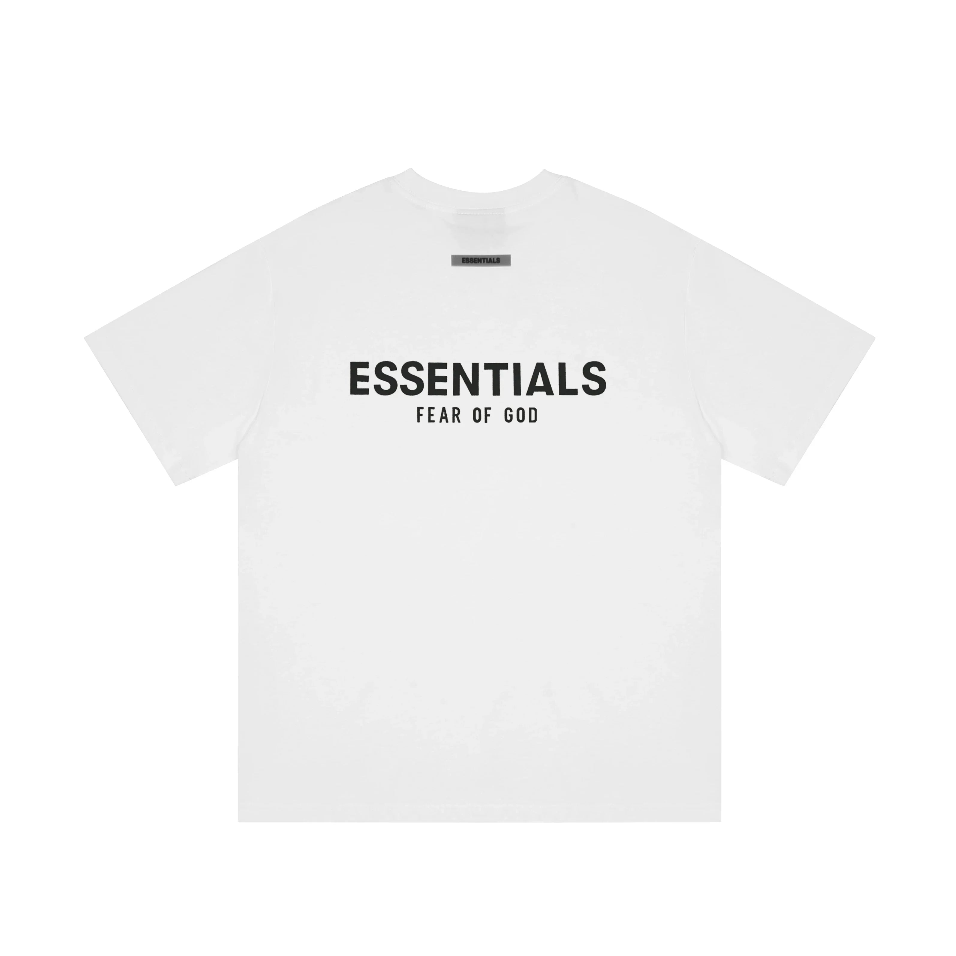 Fear Of God Essentials Core Logo Oversized T‑Shirt White