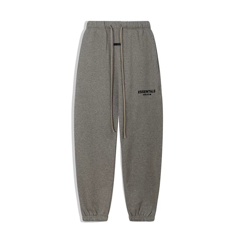 Fear Of God Essentials Logo Jogger Sweatpants Medium Heather Grey