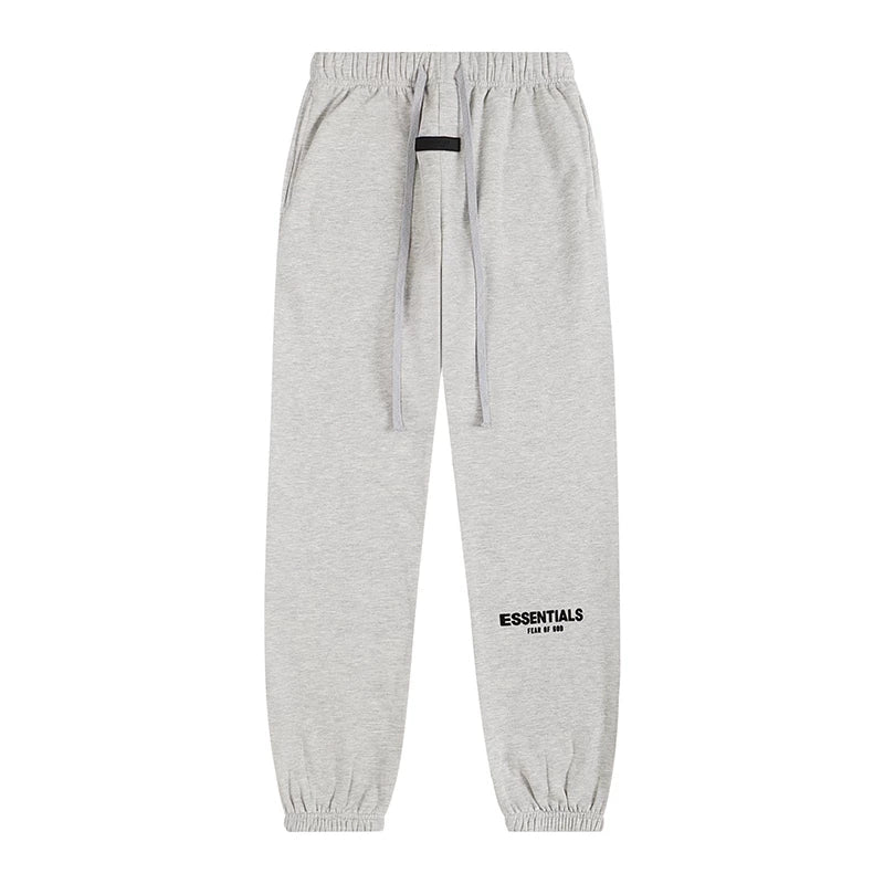 Fear Of God Essentials Logo Jogger Sweatpants Light Heather Grey